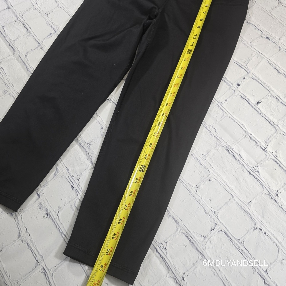 Victorias Secret VSX Sport Leggings Med Black High Rise Cropped Athletic Pants - Picture 6 of 9
